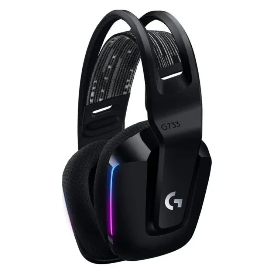 Logitech G733 Lightspeed Wireless Rgb Gaming Headset - Black